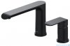 Omnires Sacramento bateria wannowa 4-otworowa kompletna czarny mat SC2332BL